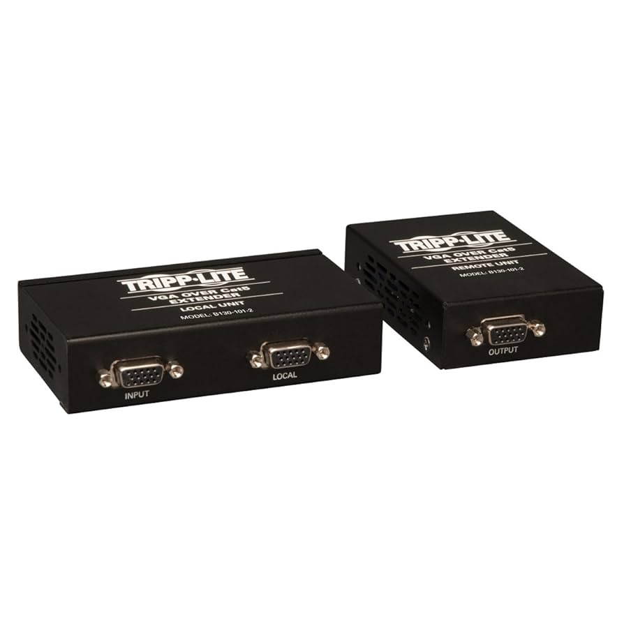 Amazon.com: Tripp Lite VGA over Cat5 / Cat6 Extender